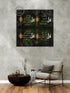 4 Quls - Framed Islamic Canvas Giclée Fine Art