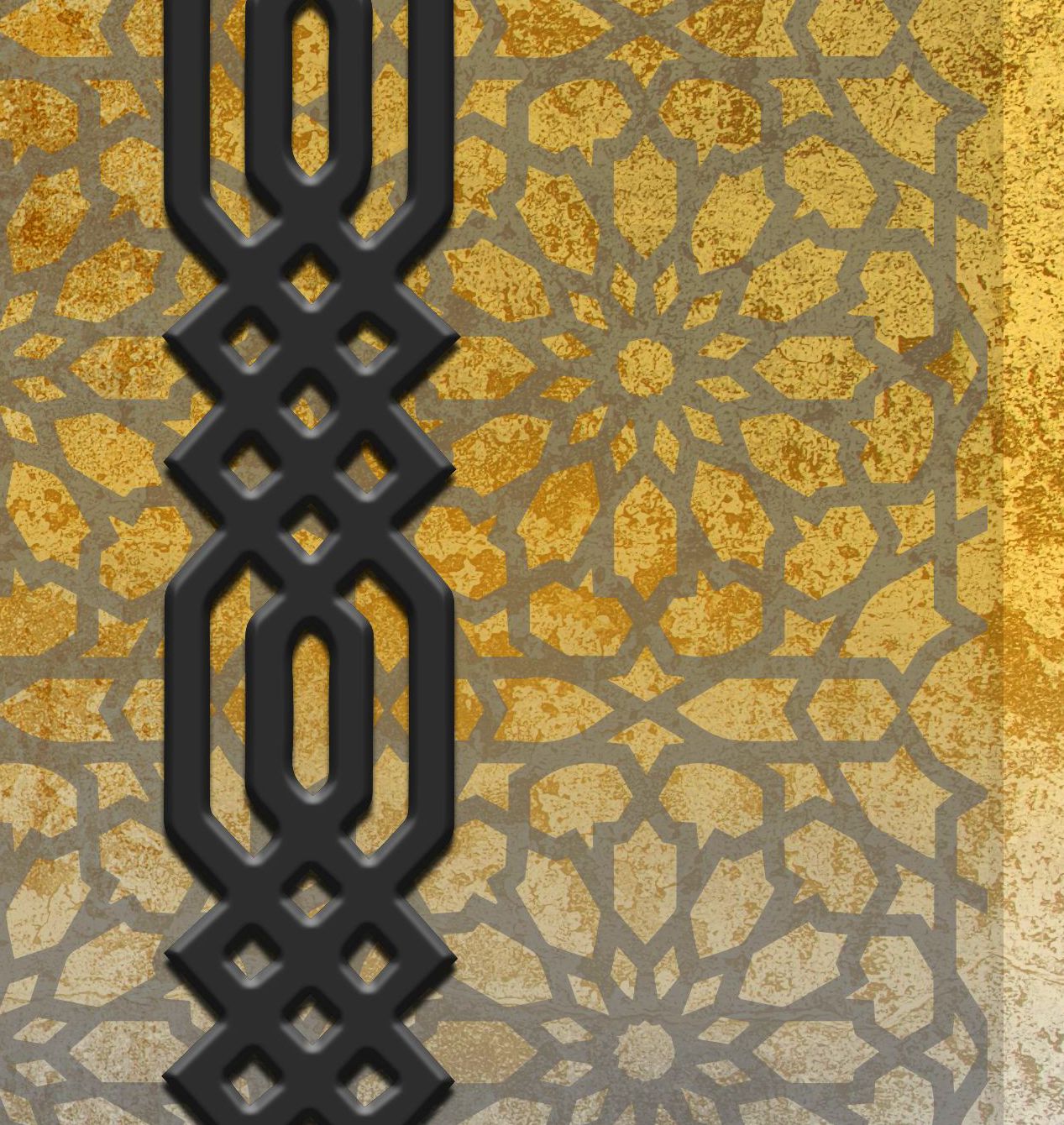 Ayatul Kursi & Allah's Name-Framed Islamic Wall Decor-Giclée Fine Art On Canvas