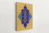 Loh e Qurani - Framed Islamic Canvas Giclée Fine Art Print, Gifts for Muslims in blue and gold