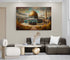 Ancient Masjid Al Aqsa - Framed Islamic Canvas Giclée Fine Art Print, Gifts for Muslims