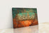 Surah Ali Imran Framed Islamic Canvas Giclée Fine Art Print, Gifts for Muslims in green and orange