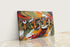 Surah Ar Rahman - Framed Islamic Canvas Print in fall colors green orange  Gifts for Muslims