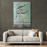 Bismillah - Framed Islamic Canvas Giclée Fine Art Print, Gifts for Muslims in green and brown